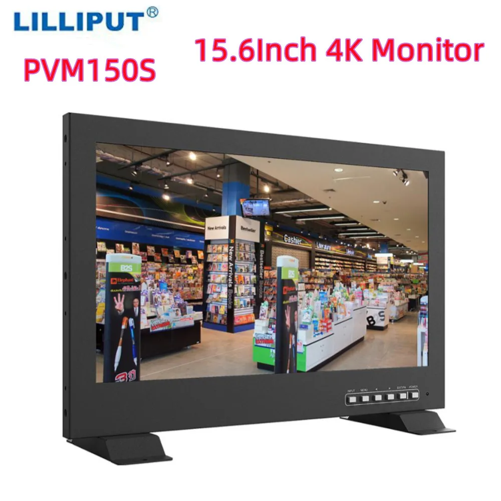 

Монитор Lilliput PVM150S, 15,6 дюйма, 4K, 1920x1080, FHD, HDMI, совместим с SDI, VGA, вход, система видеонаблюдения, монитор