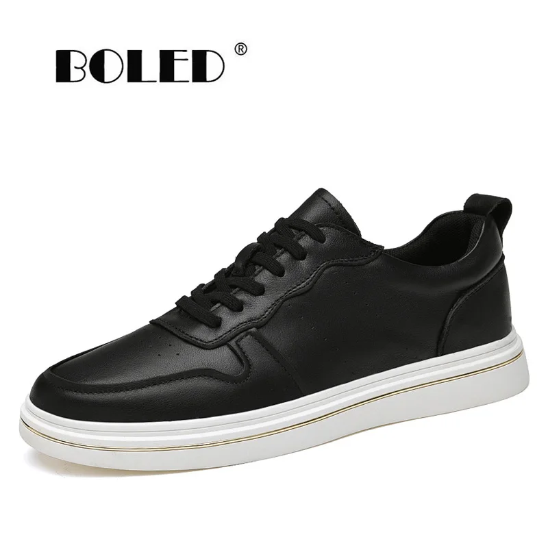 

Мужские Нескользящие туфли, натуральная кожа, плоская подошва, Повседневная Уличная обувь для прогулок, весна-осень