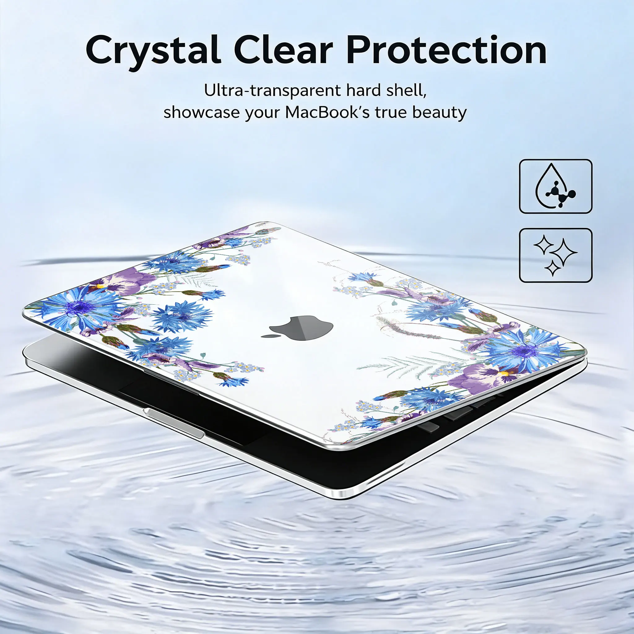 Фото Чехол для ноутбука A3404 для MacBook Air 13 2026 Neo A18 Pro 16, Funda для MacBook Pro 14 M5 M4 2025 M2, Air 13.6 15 M3 M1 Pro 13 №2