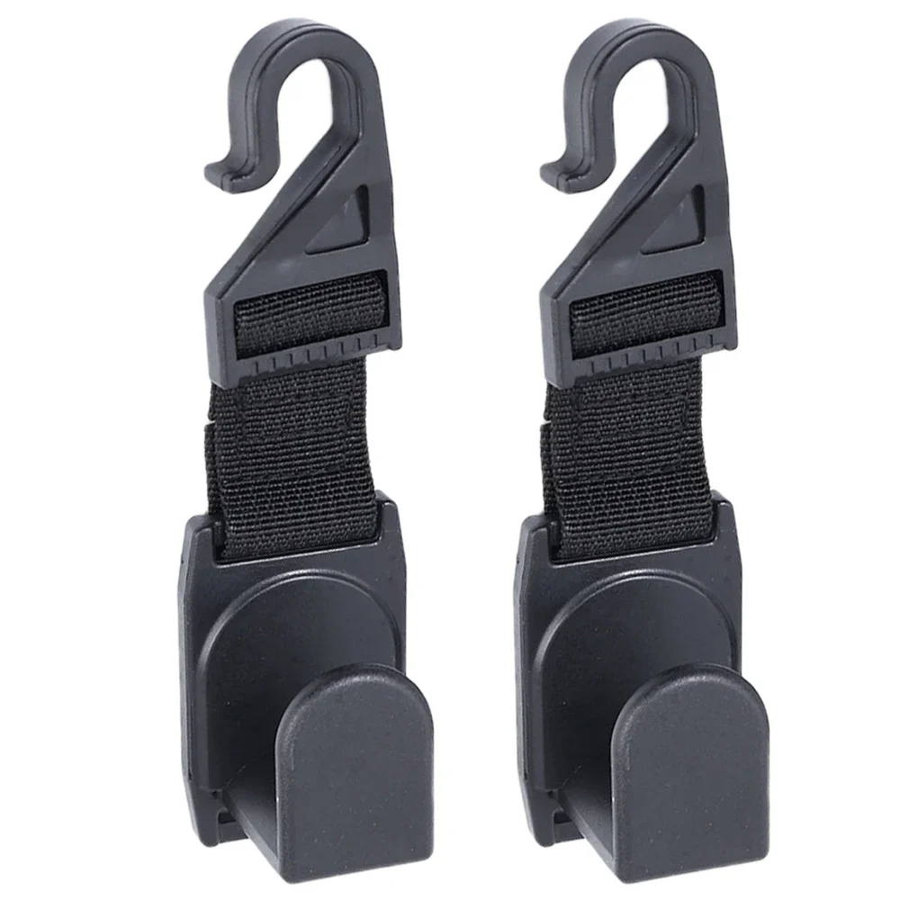 2 шт. универсальные крючки для спинки автомобильного сиденья, многофункциональная авто внутренняя вешалка для подголовника, женская сумка, подвесной держатель для хранения, крючок