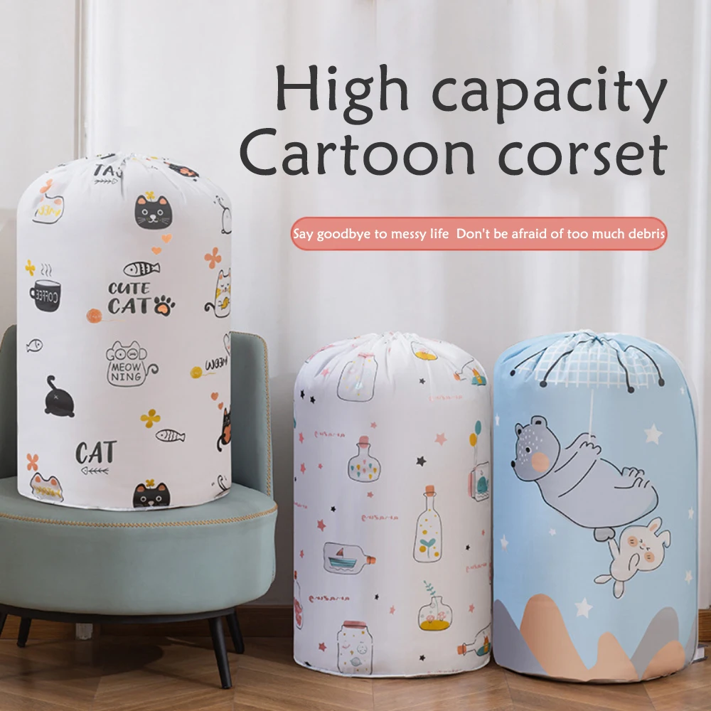 

Storage Bag Beam Mouth Quilt Bag Large Capacity Clothes Arrangement Moisture-proof Bag Dust-proof Thickening Clothes Storage Bag