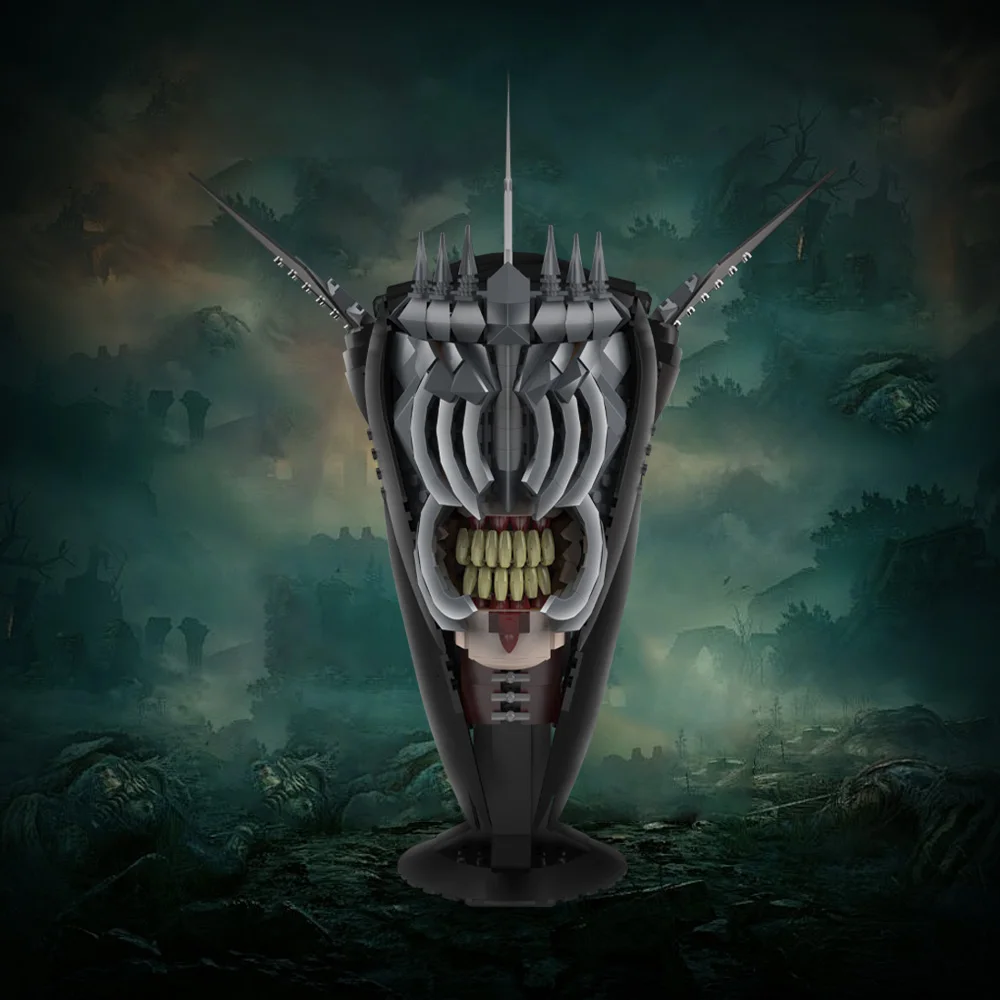 Строительные игрушки Lord Mouth of Sauron совместимые с наборами Lego модель LOTR идеи на