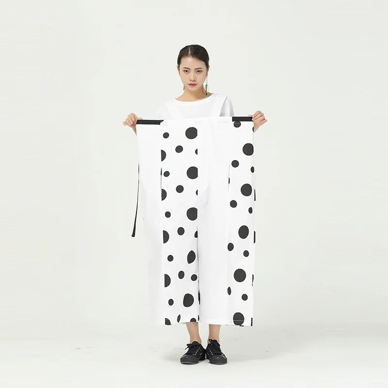 

SuperAen 2022 Original Oversized Loose Wave Ankle-Length Pants Jumpsuit Streetwear Women Overalls