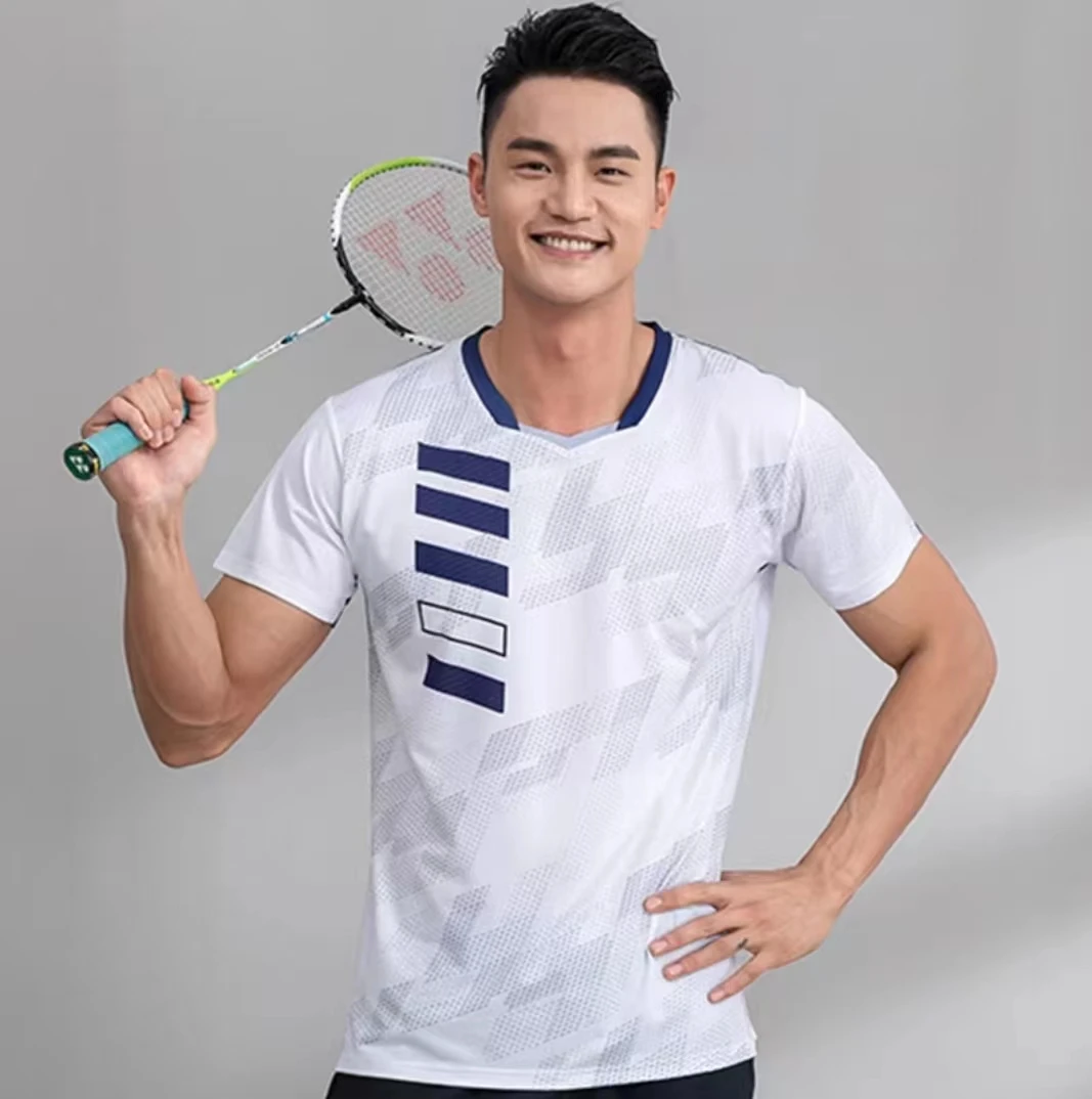 Unisex badminton tennis clothes, men's and women's outdoor sports quick drying breathable light