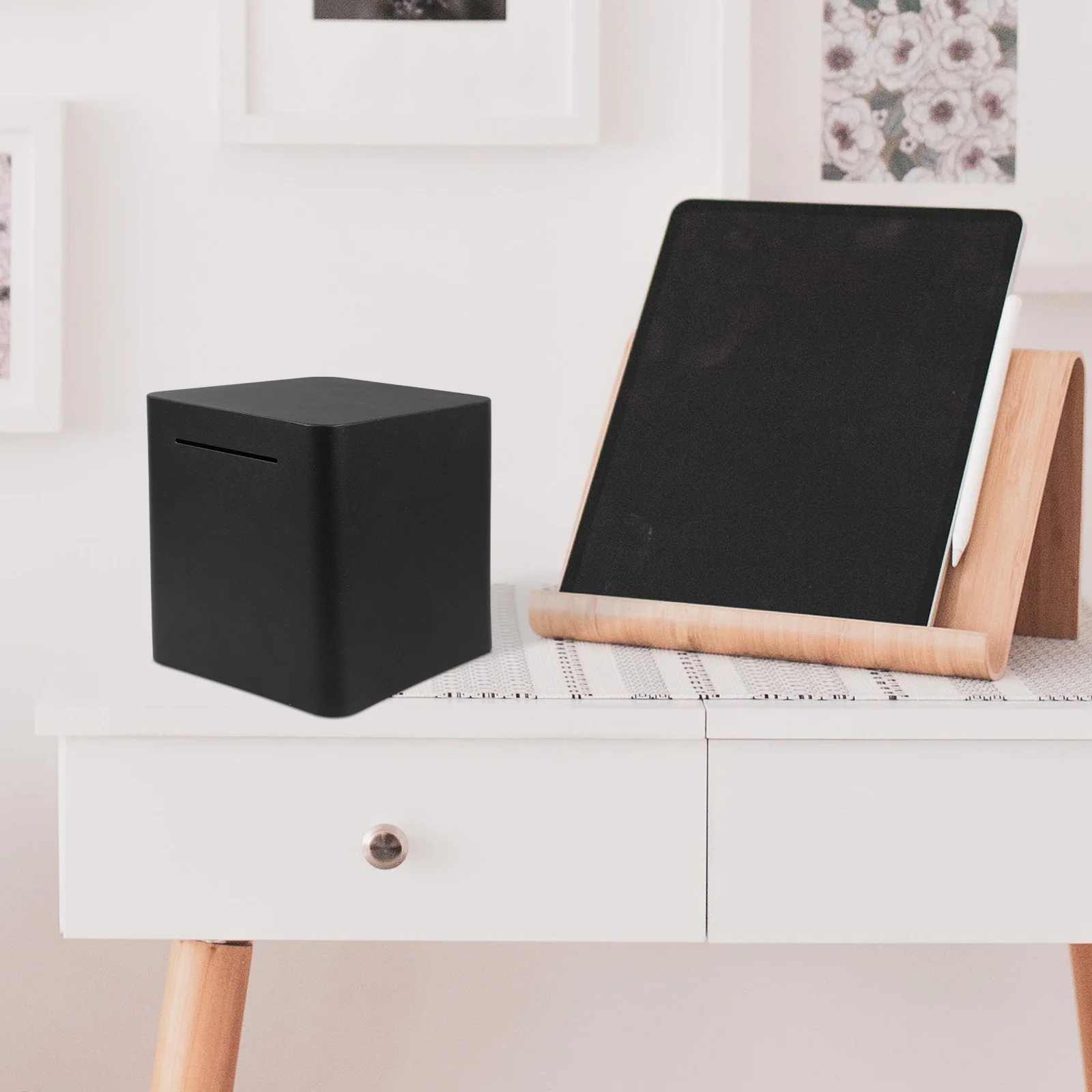 Копилка контейнер для монет коробка хранения неоткрываемая банка денег железные