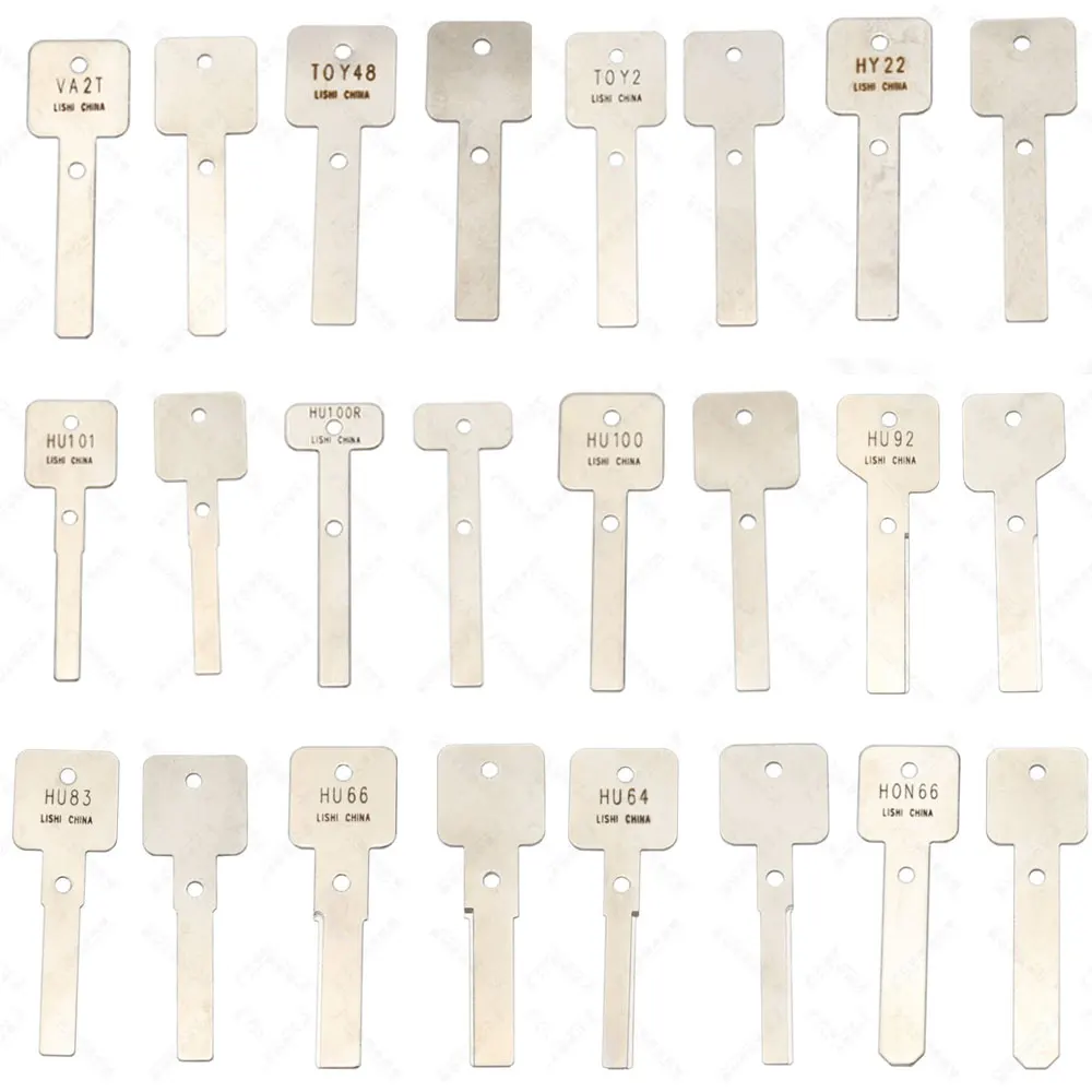 Выгравированная линия искусственные ключи резные зубья для 2 в 1 слесарные