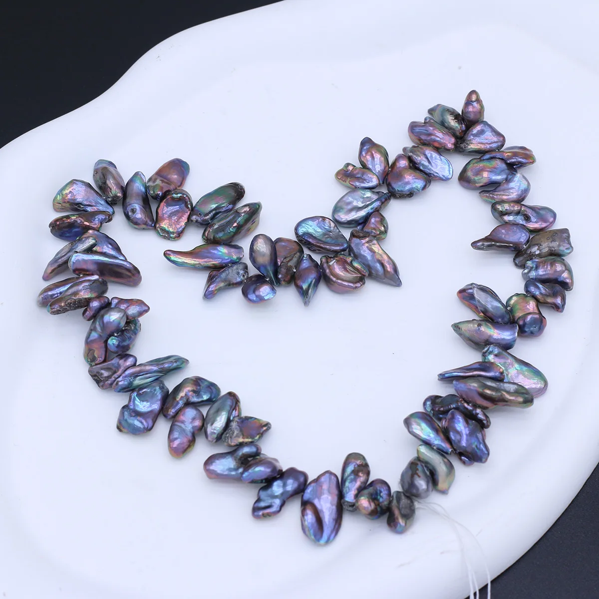 Irregular Shaped Pearls Black Natural Fresh Water High Gloss High-quality Pearls Jewelry Making DIY Necklaces Earrings Accessori