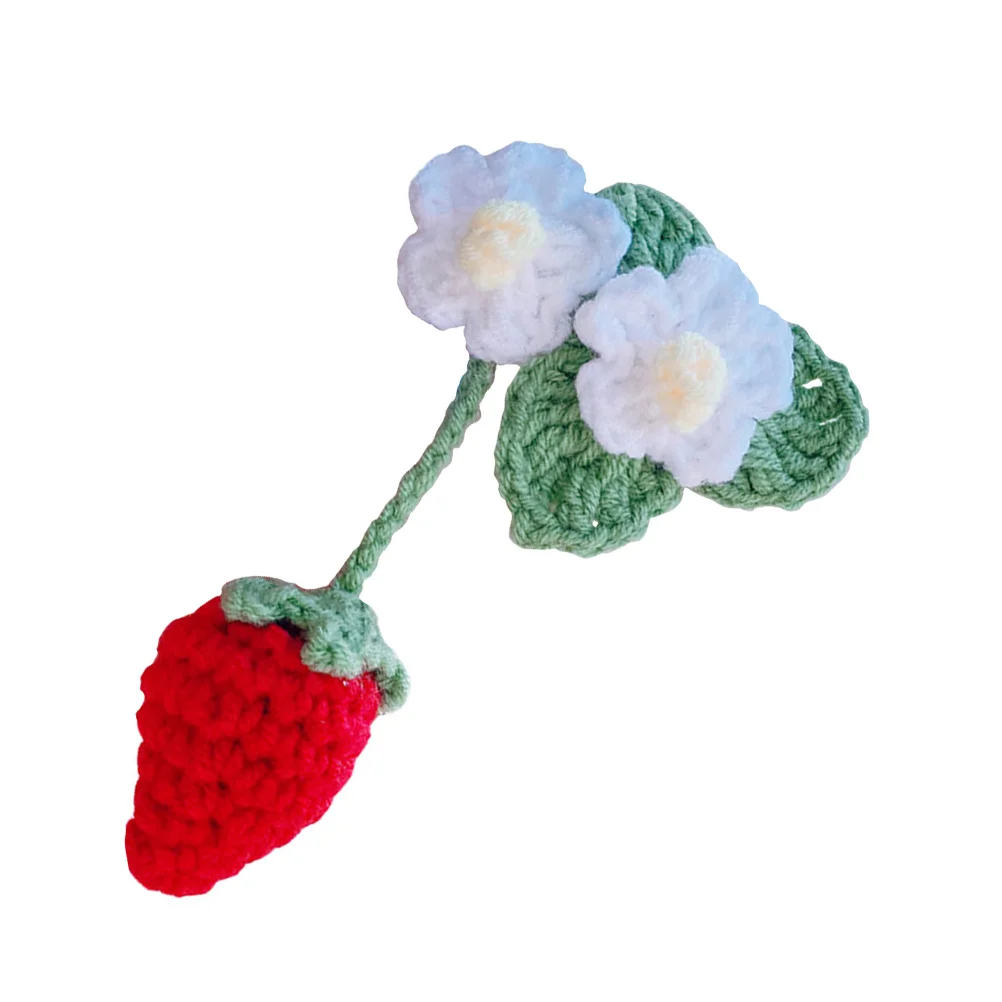 

Hair Clip Clips Barrettes Accessories Flower Hairpins Knitting Alligator Strawberry Girl Girls Bow Party Kids Bowskawaii Bowknot