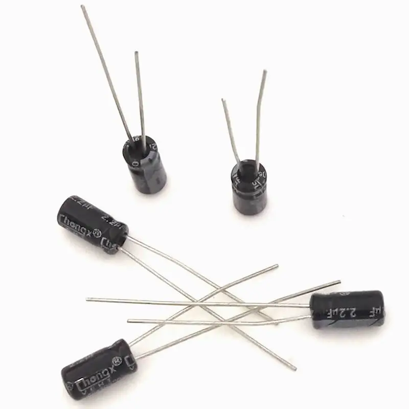 1000 шт. алюминиевый электролитический конденсатор 2 мкФ 50 в 4*7