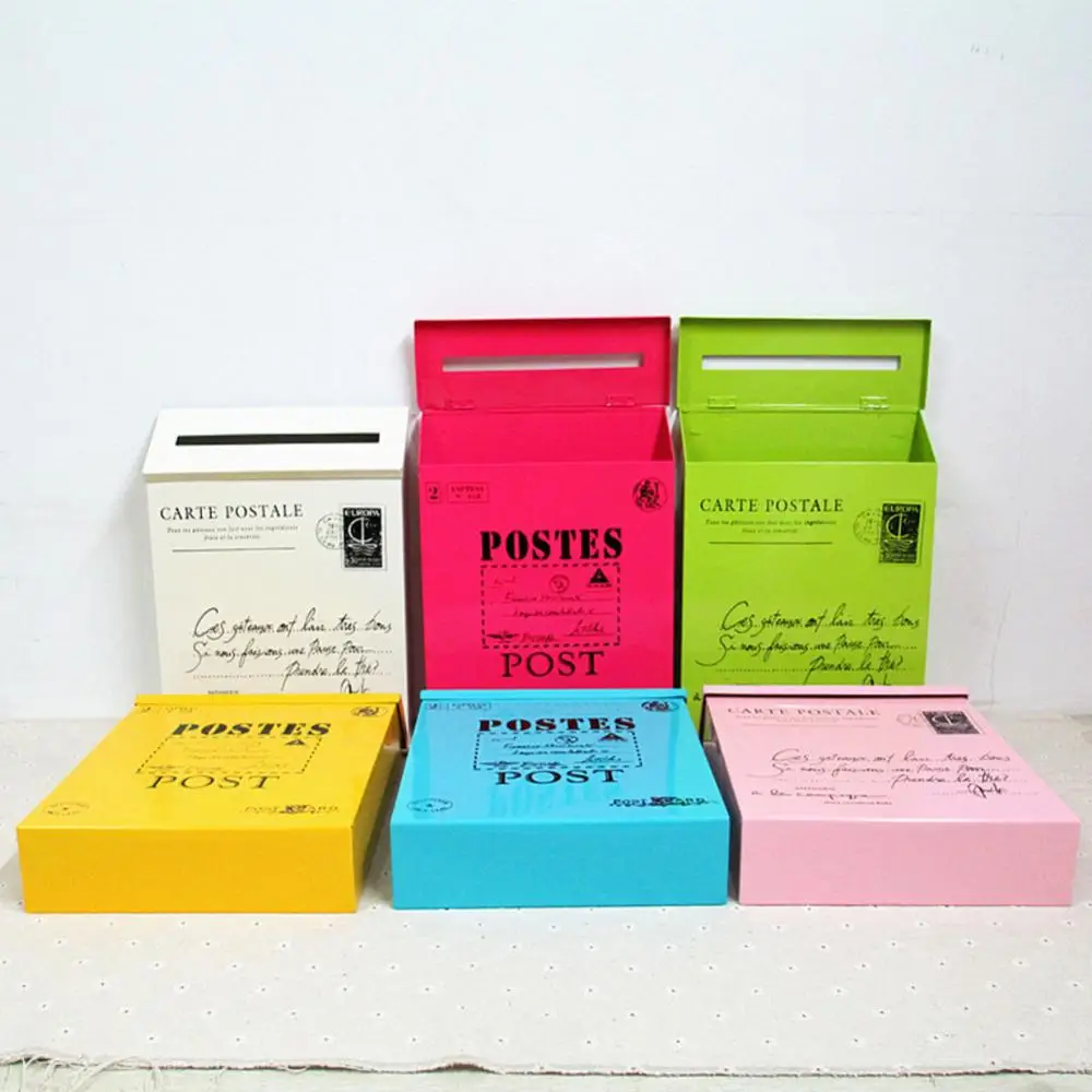 

Металлический Настенный почтовый ящик в стиле ретро