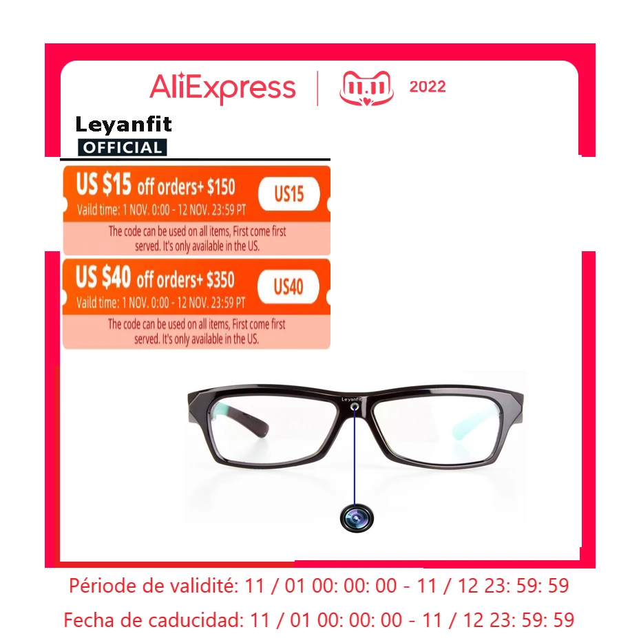 

Очки для камеры 1080P 4K 8Mega DVR для записи вождения, велосипедные очки, видеокамера, умные очки, мини-камера, сенсорная кнопка, съемная