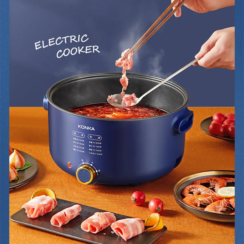 

Home Commercial Portable Electric Pot Soup Hot Pot Porridge Household Appliances Cooker Multi Cooker Electric Cooking Pot