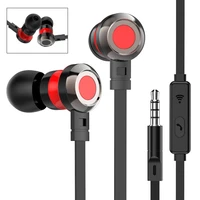 ptm p5 wired earphones magnetic sports running headset waterproof earbuds noise reduction headphones built in mic for smartphone