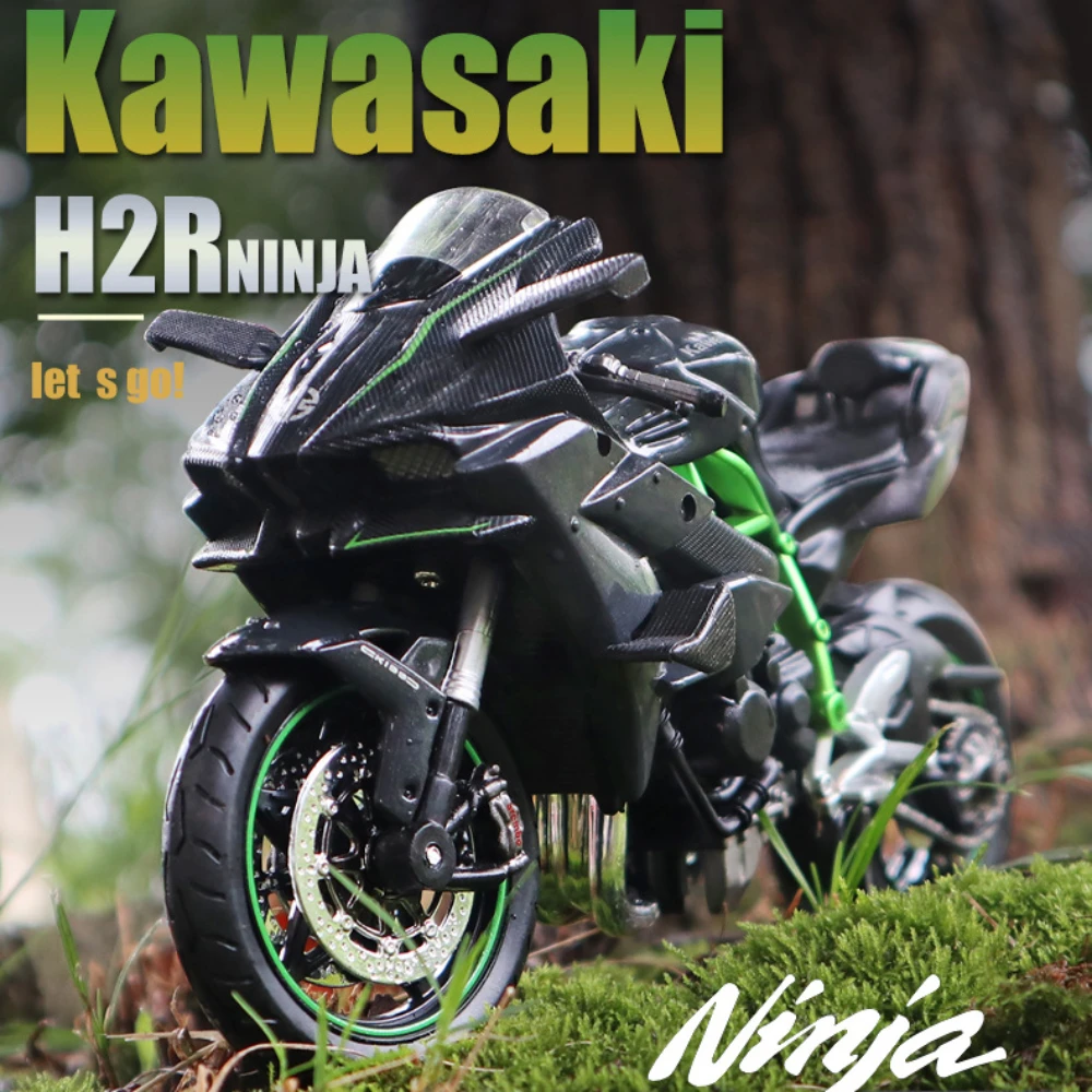 

Maisto 1:12 Kawasaki Ninja H2R Alloy Diecast Motorcycle Model Toy Car Rubber Tire Simulation Toy Racing Motorcycle Vehicle Model