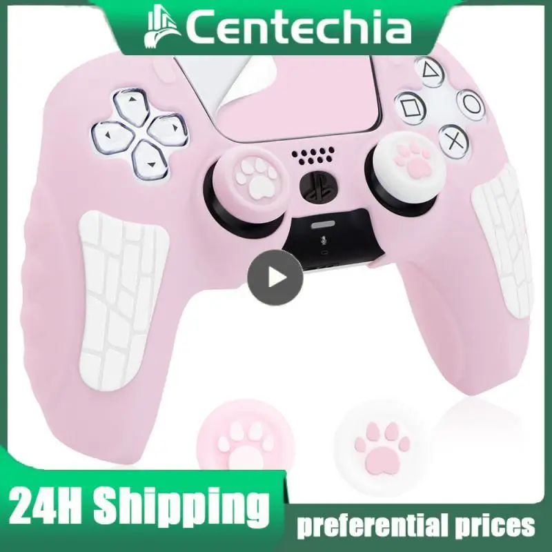 

Pink Ultra-thin Protective Sleeve Light And Smooth Wireless Handle Bare Metal Feel Full Surrounding Handle Accessories Red