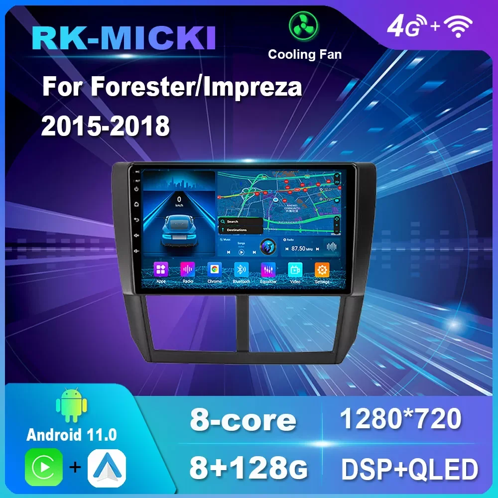 

NEW2023 9 Inch Android 11.0 for Subaru Forester 3 2007-2013 Impreza Multimedia Player Auto Radio GPS Carplay 4G WiFi DSP Blueto