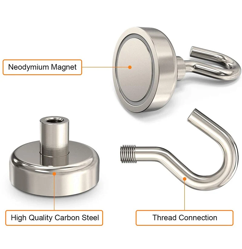 10-60 шт. магнитный крючок из нержавеющей стали 10 мм