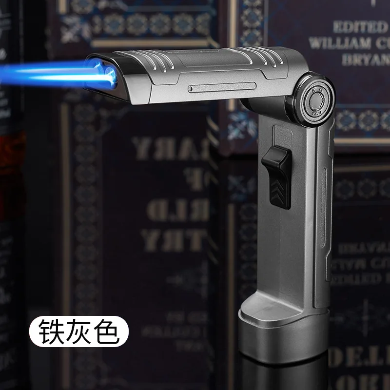 

Foldable Double Fire Direct Charge Lighter Cigar Windproof Outdoor Lighter