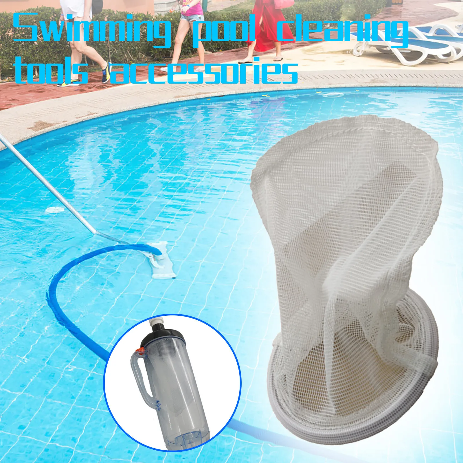 

Tool Leaf Pot Swimming Pool Bag Cleaning Accessories The Pool Net Replaces Swimming Child Pool Toys Floating Water Mattress