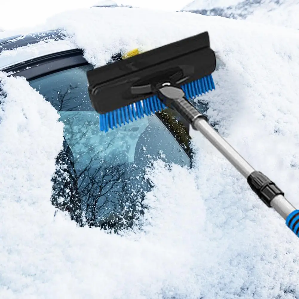 4-in-1 Extendable Snow Shovel Ice Scraper Brush Water Remover For Car Auto Frost Windshield Cleaner Winter Tool | Автомобили и