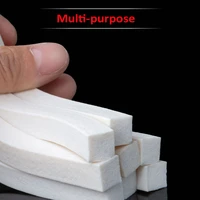 123m white silicone foamed strip square rubber sponge doors windows gasket high temperature resistant elastic sealing strips