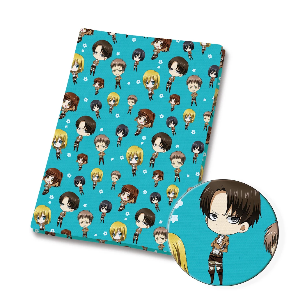 Ткань аниме сделай сам атакующий гигантский шитье ручной работы лоскутное