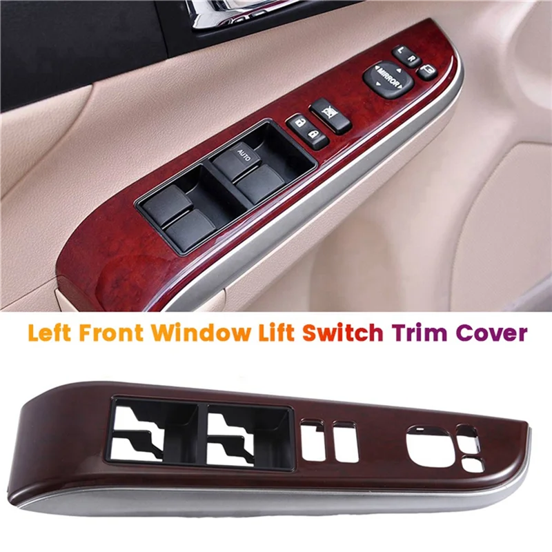 

Точная накладка переключателя подъема левого переднего окна 74232-06490-E0 для Toyota Camry 7th 2012-2017, декоративная панель подлокотника 7423206490EO