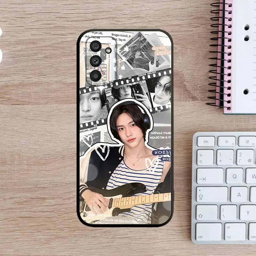 Фото Чехол для телефона Kpop-R-Riize Wonbin для Samsung Galaxy A13,A21s,A22,A31,A32,A52,A53,A71,A80,A91, мягкий черный чехол №2