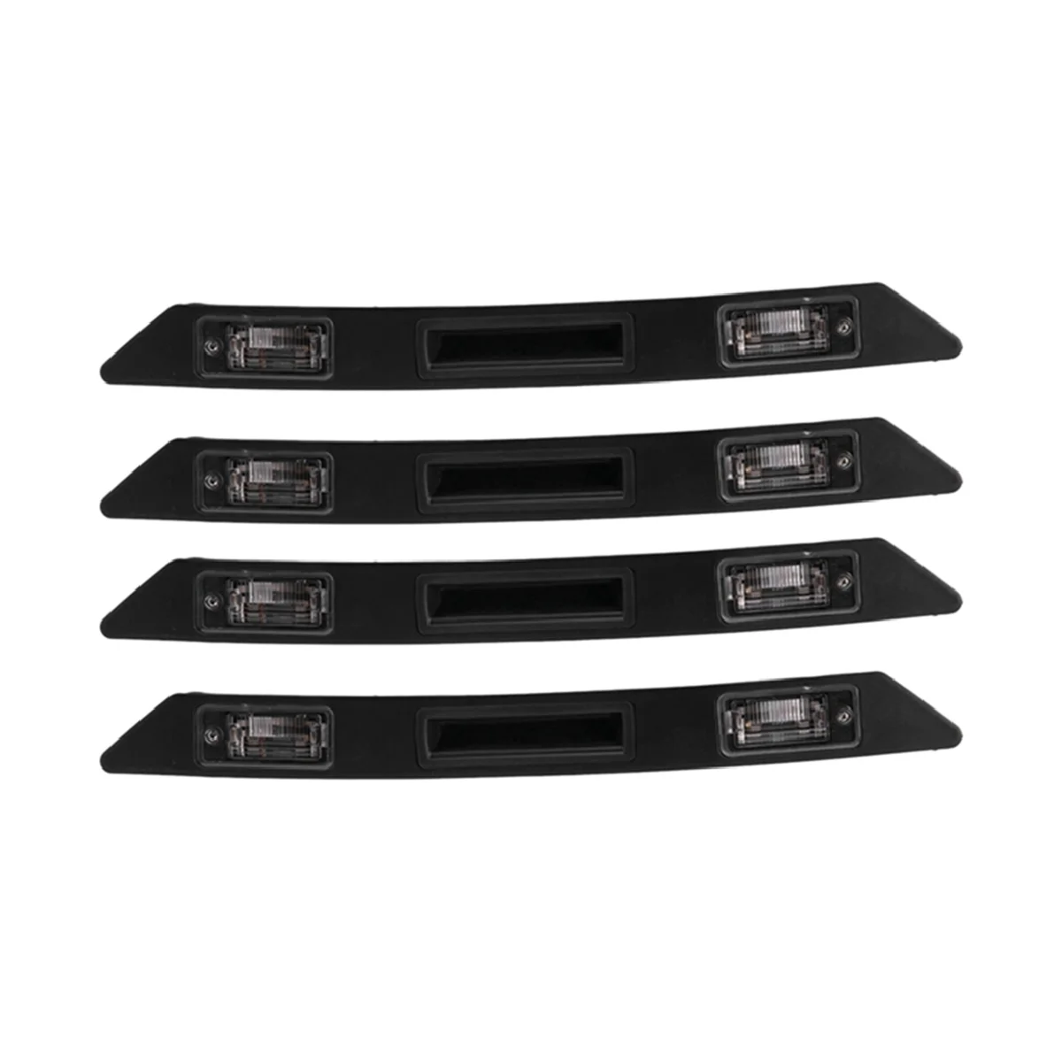 

4Pcs Car Trunk Grip License Plate Light Trim Assembly for Audi A3 A4 A6 Q7 8P48275743FZ