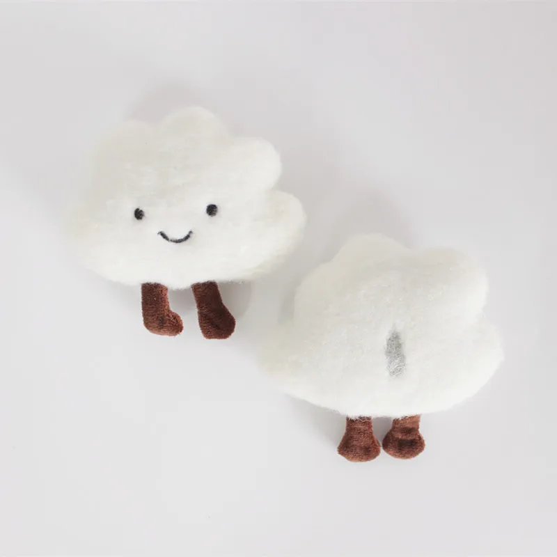 Мягкие нашивки с мультяшными облаками аппликации для одежды швейные