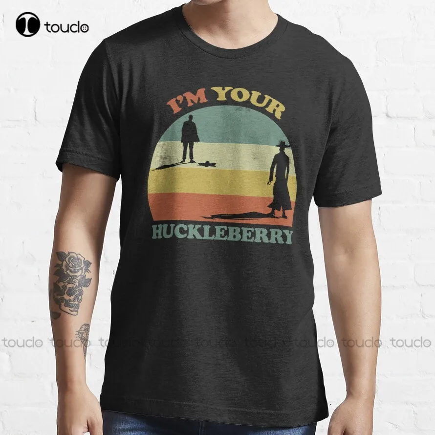 

I'M Your Huckleberry Vintage Cowboy Say When T-Shirt Bowling Shirts For Men Custom Aldult Teen Unisex Digital Printing Tee Shirt