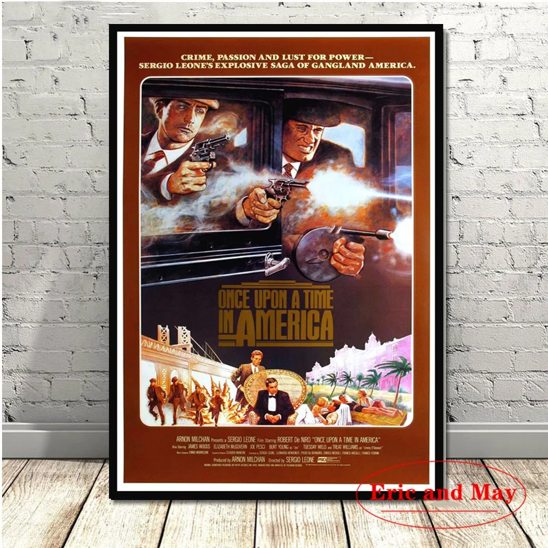 

Once Upon a Time in America Classic Movie Canvas Painting posters and prints Wall Art Picture Abstract Decorative Home Decor