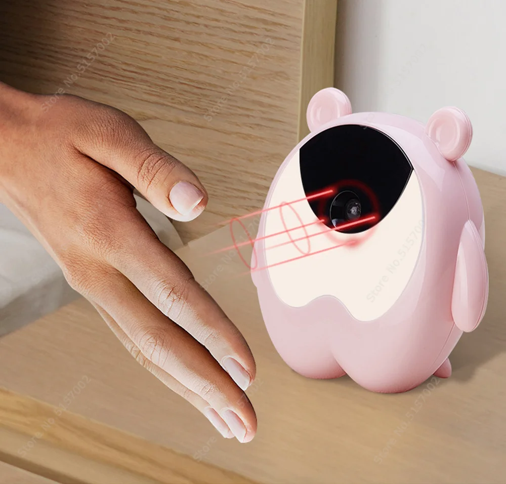 Прикроватный будильник Youpin с милым медведем ночсветильник RGB пробуждение датчик