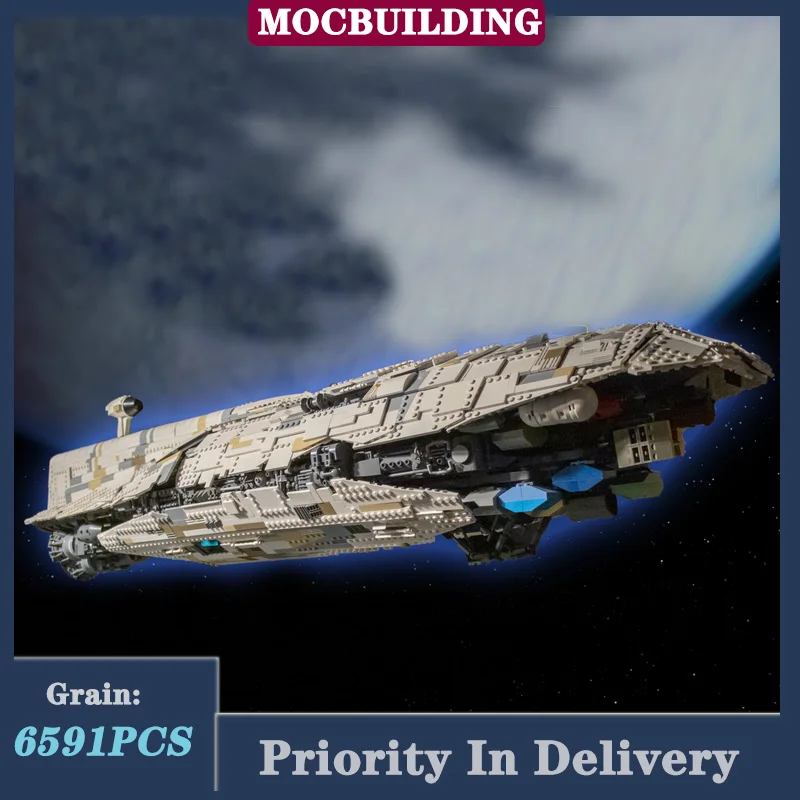 

UCS Gr-75 Rebel Transport Star Space Wars Assembly Model Building Blocks MOC Spacecraft Building Collection Series Toy Gifts