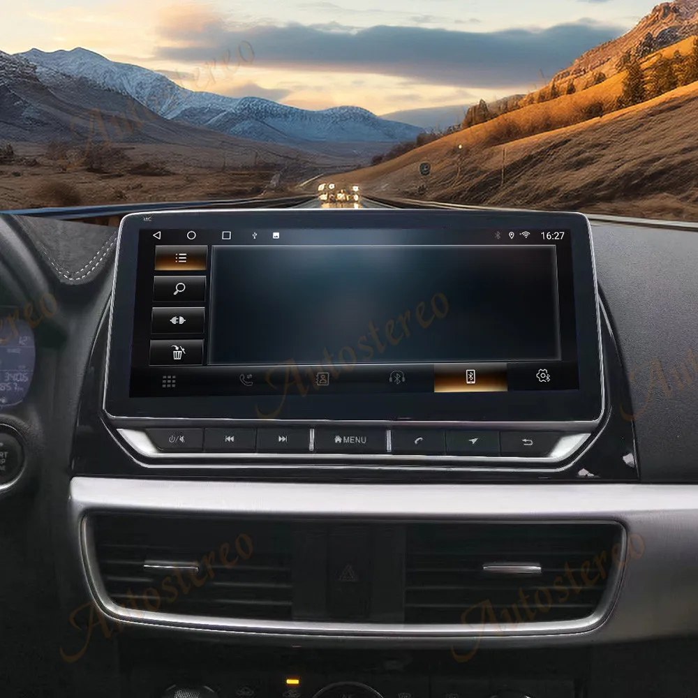 10 25-дюймовый Carplay для Mazda CX-5 2013-2015 Android 13 автомобильный радиоприемник