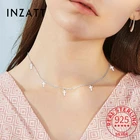 Ожерелье женское из серебра 925 пробы с крестом и сердцем