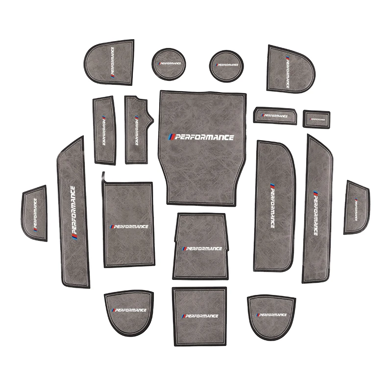 Автомобильный кожаный держатель для стакана Противоскользящий коврик BMW 5 Series X3 X4