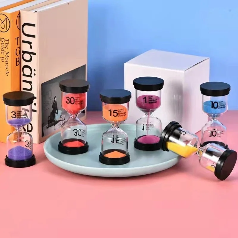 

1/3/5/10/15/20/30/45/60 Minutes Hourglass Sand Watch sands Sandglass Clock Children Kids Gift Timer Hour Glass Home Decoration