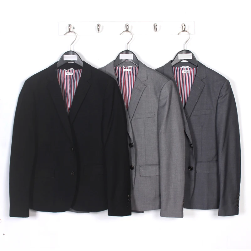 

TB style business new high-waisted short full-length suit thin college gentleman British style suit jacket