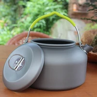 1 3l outdoor boiled coffee pot camping boil water kettle kettle aluminum camping teapot picnic camping hiking picnic tableware