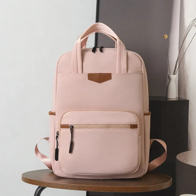 

2023 New Korean Style Nylon Backpack for Women with Large Capacity