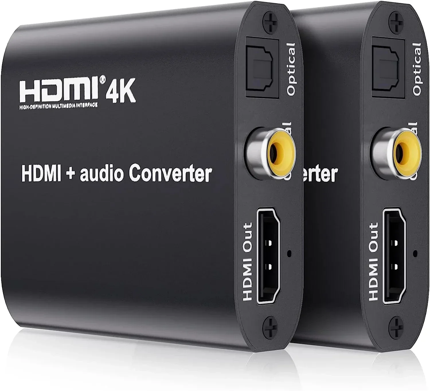 Фото 4K @ 30 Гц HDMI аудиоэкстрактор HDMI в коаксиальный/Toslink оптический/3,5 мм стерео аудиовыходной преобразователь с EDID для ПК ТВ-приставка динамик №4