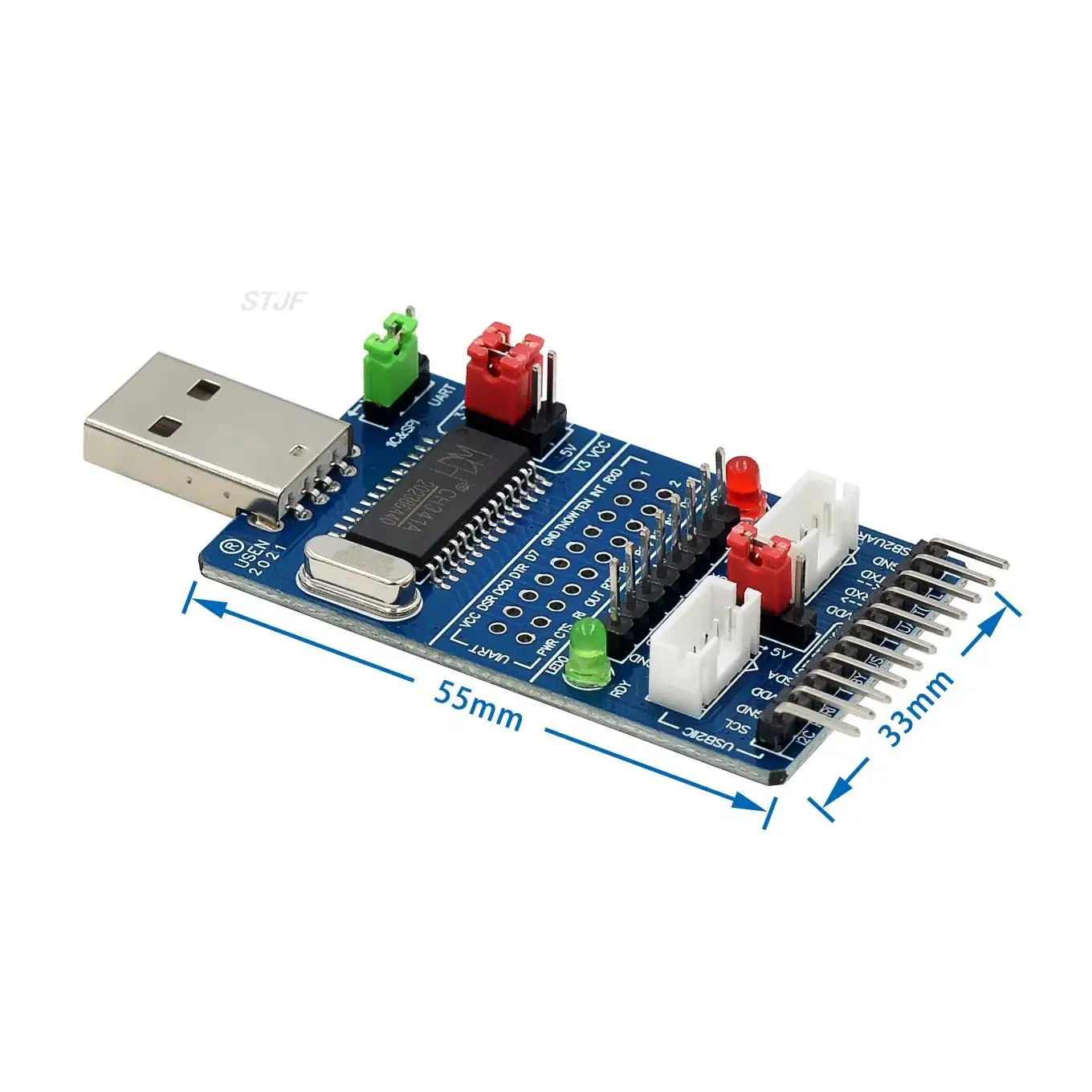 Адаптер CH341A с USB на I2C/IIC/SPI/UART/TL/ISP