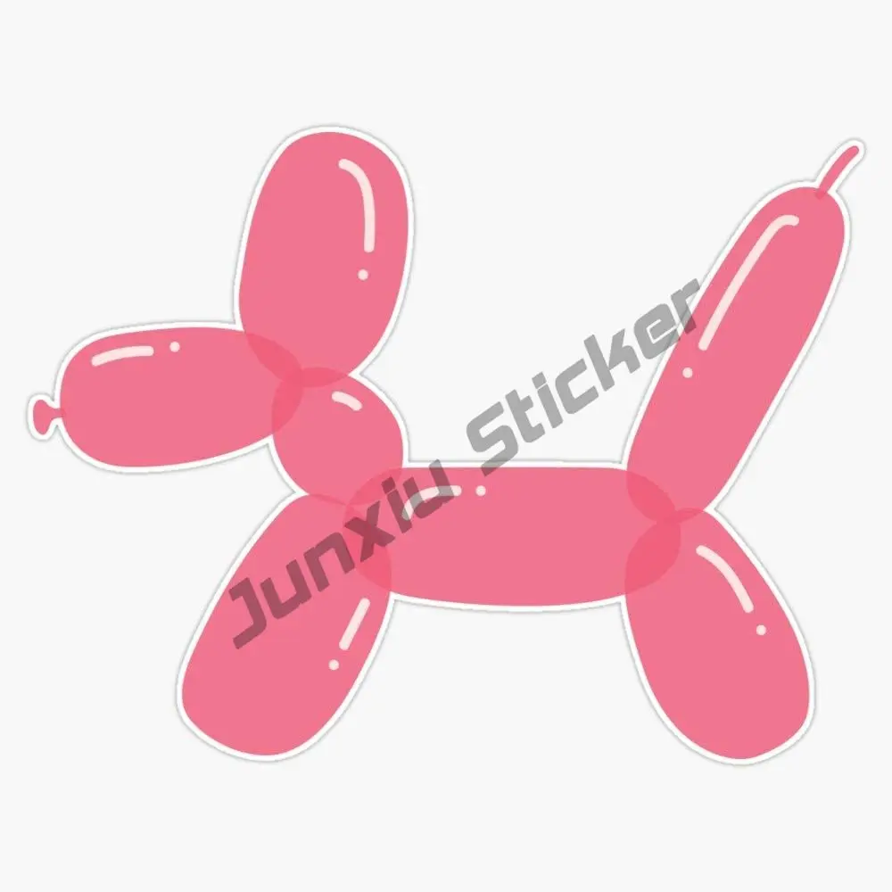 

Balloon Animal Dog Vinyl Waterproof Sticker Decal Car Laptop Wall Window Bumper Sticker Bodywork Windshield Suv Decoration Auto