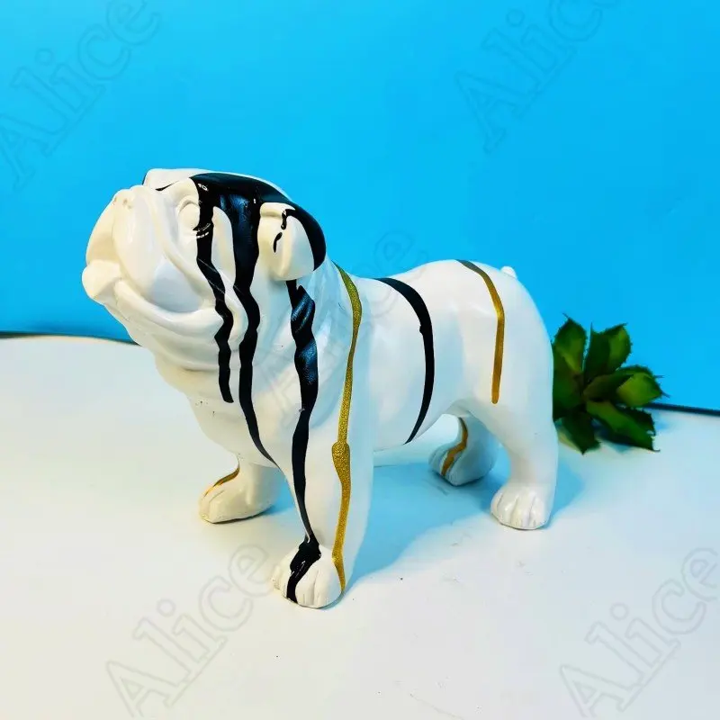 Креативная скульптура французского языка с изображением собаки украшение из