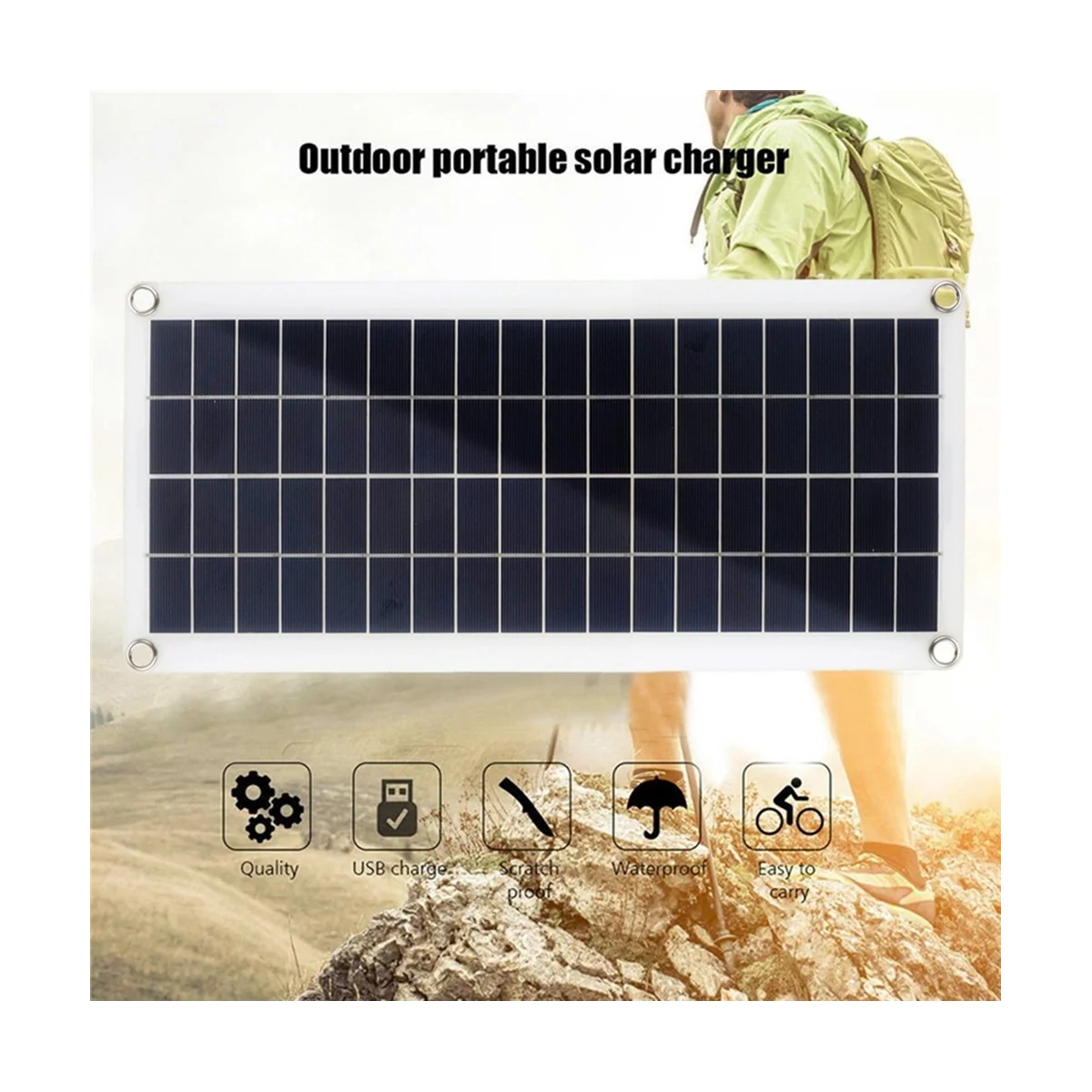 Солнечная панель 15 Вт 12-18 в солнечная для телефона на колесах автомобильная