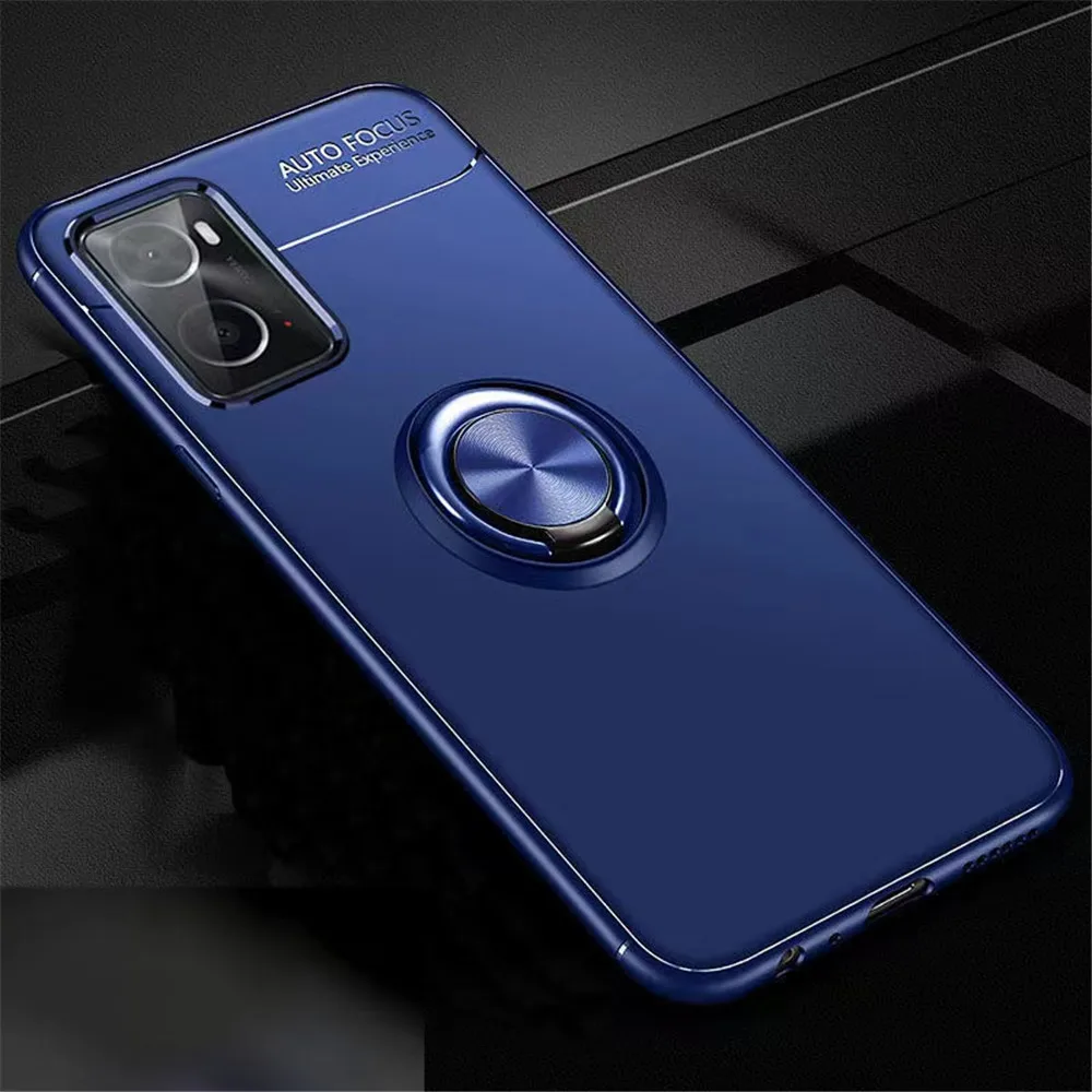 

OPPO Realmi 9i Case Matte Flexible Finger Ring Cover For Realme 9i relme realmy Realm 9 i Coque Capa On Realme9i RMX3491 6.6"
