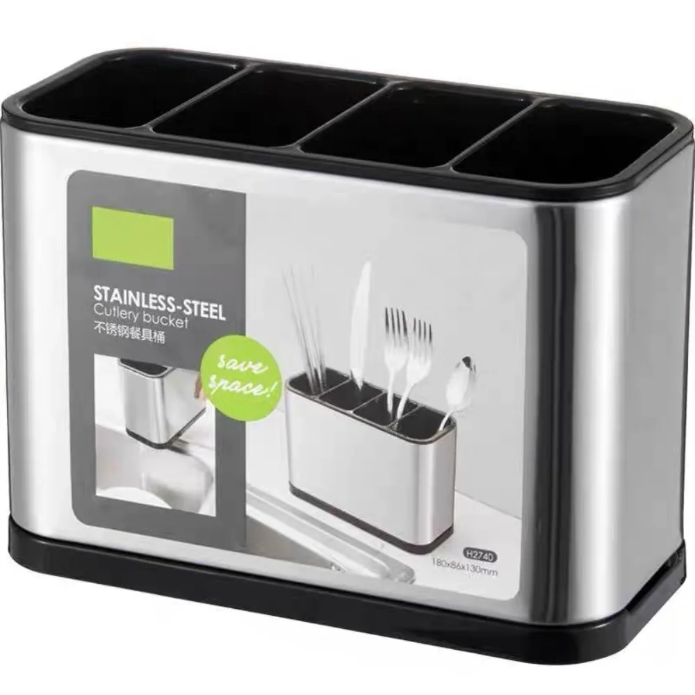 Держатель для кухонной утвари из нержавеющей стали