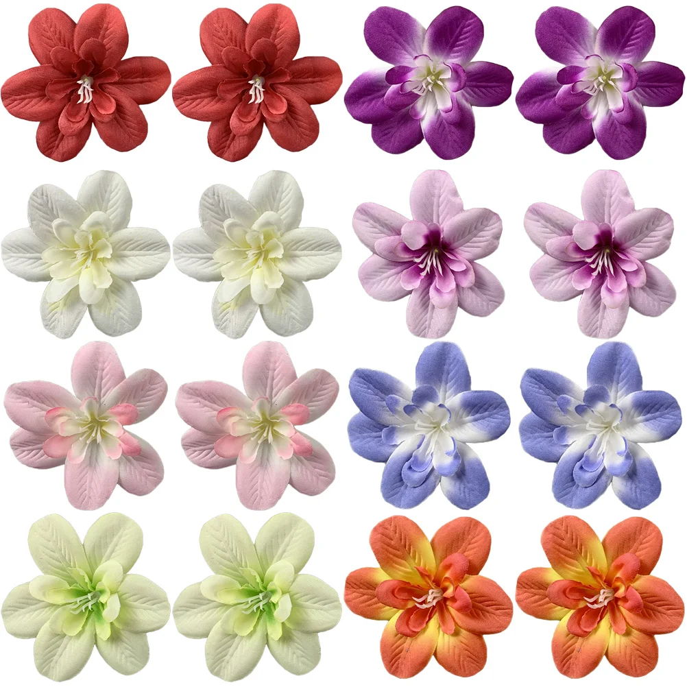 

Heads Flower Flowers Orchid Hair Floral Fake Silk Fabric Crafts Faux Daisy Clip Accessories Arrangement Wedding Diy Clips