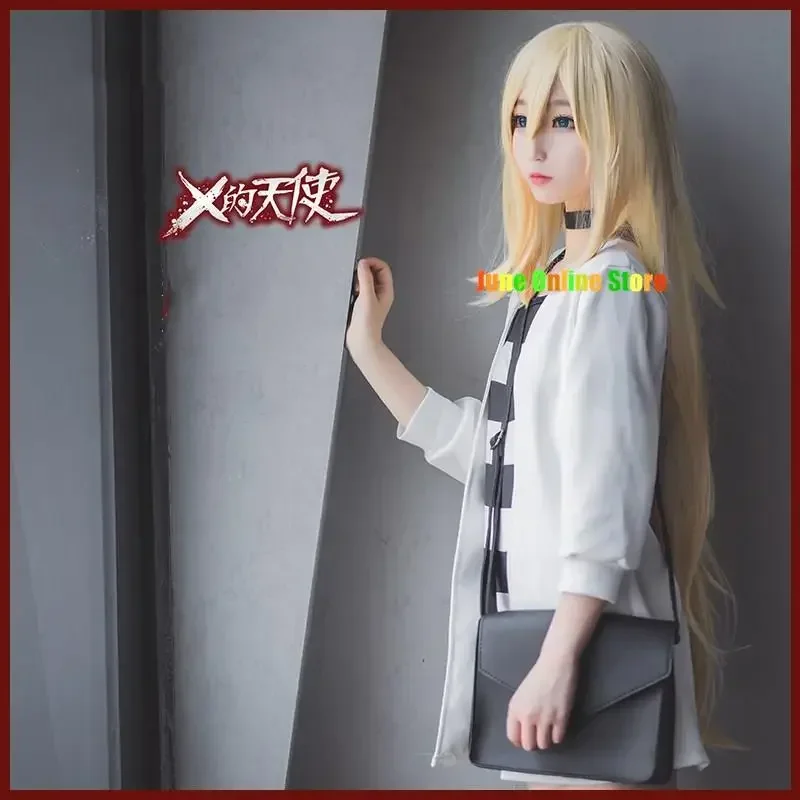 Ангелы смерти Косплей Костюм Рэйчел Гарднер Униформа Парик Хэллоуин